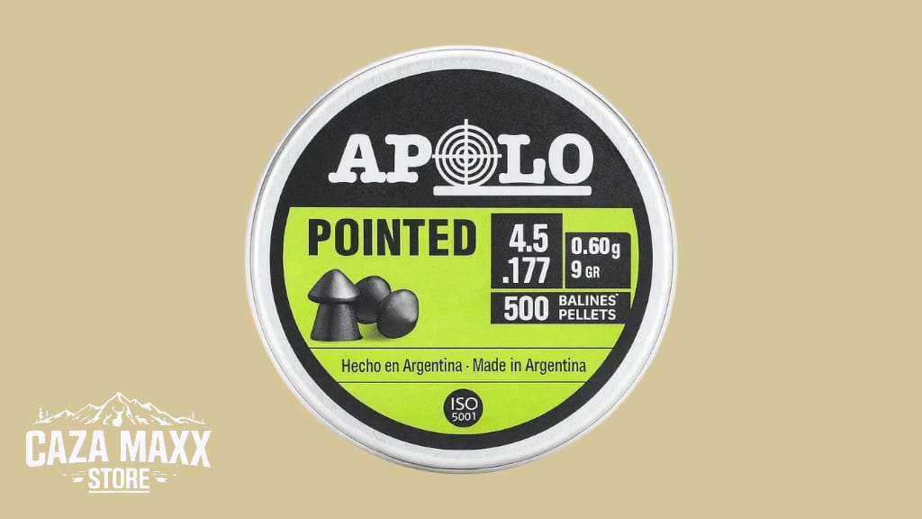 DIABOLOS APOLO POINTED CAL 4.5 DE 500 PCS (9GR)