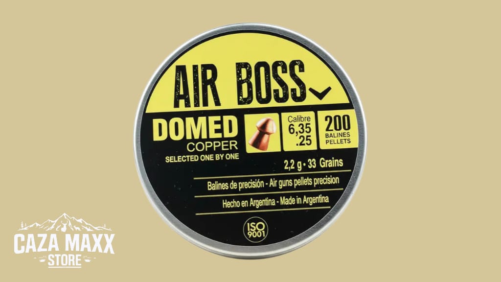 DIABOLOS AIR BOSS DOMED COPPER CAL 6.35 DE 200 PCS (33GR)