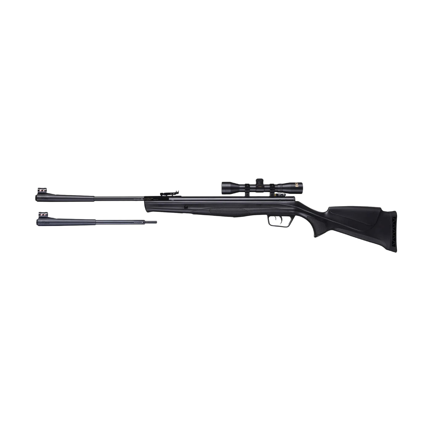 Rifle aire comprimido BEEMAN saber tiger 2 in 1 (dual calibre) synthetic resorte Cal 4.5/5.5 de 1200 fps