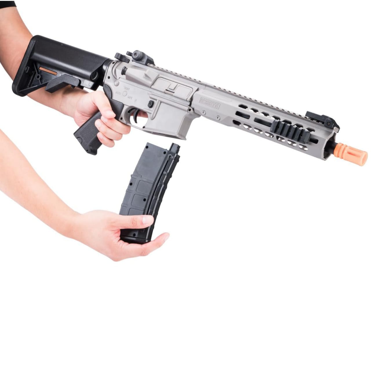 RIFLE REC7 + PISTOLA 2K ALPHA AIRSOFT