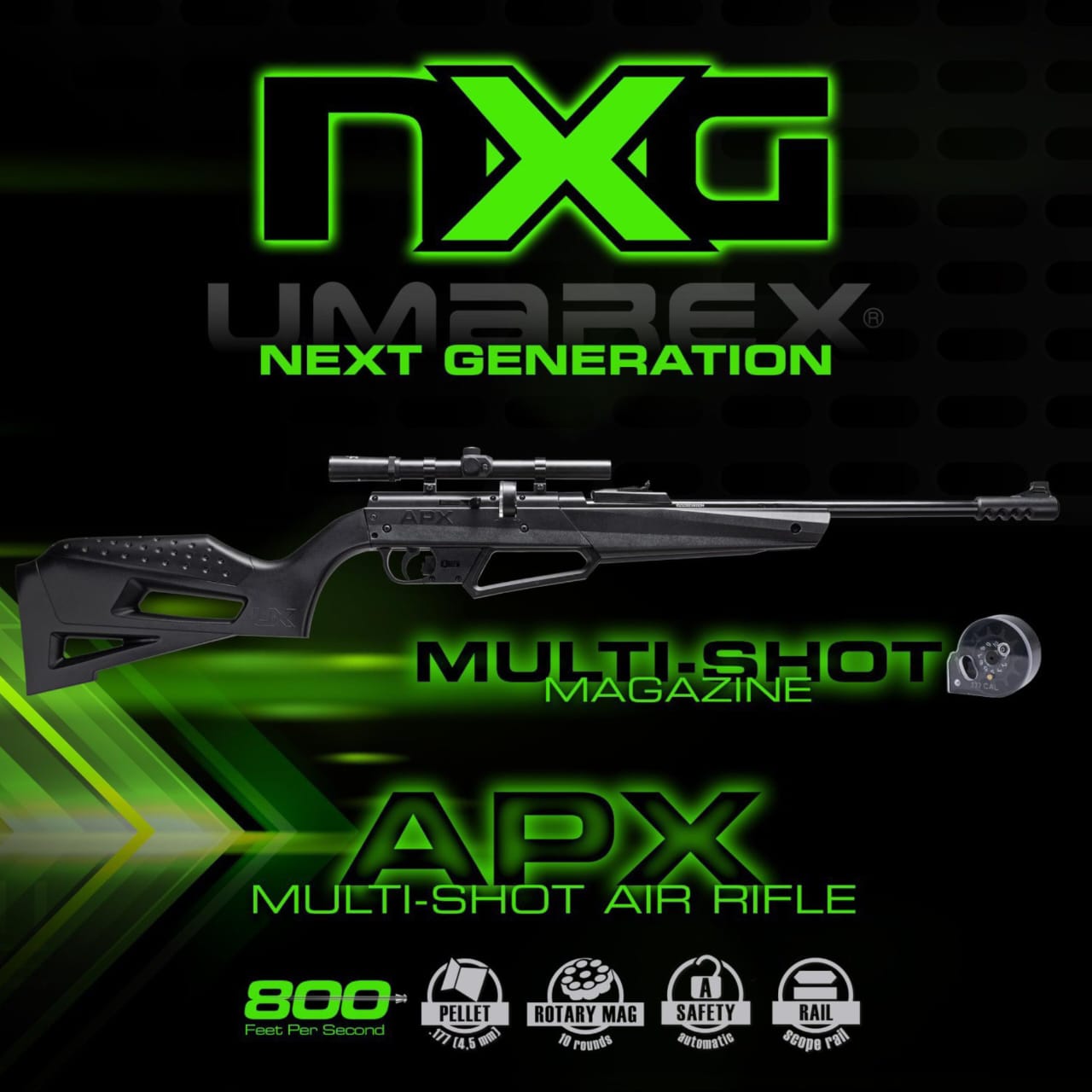 RIFLE PCA UMAREX NXG APX MULTI-TIRO 10X