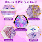 DISFRAZ DE PRINCESA ILUMINADO PARA NIÑAS