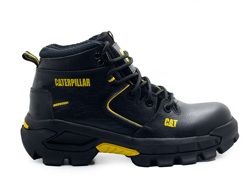 BOTAS CATERPILLAR UNISEX EN CUERO 100% GENUINO CON PUNTERA 600V