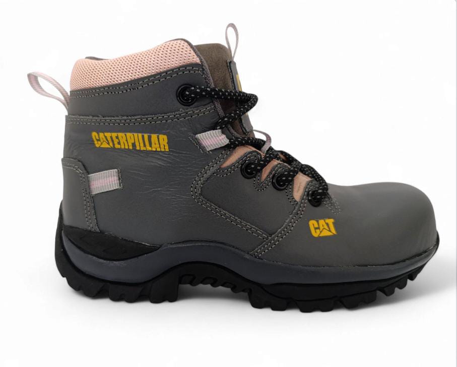 BOTAS CATERPILLAR UNISEX EN CUERO 100% GENUINO CON PUNTERA 600V