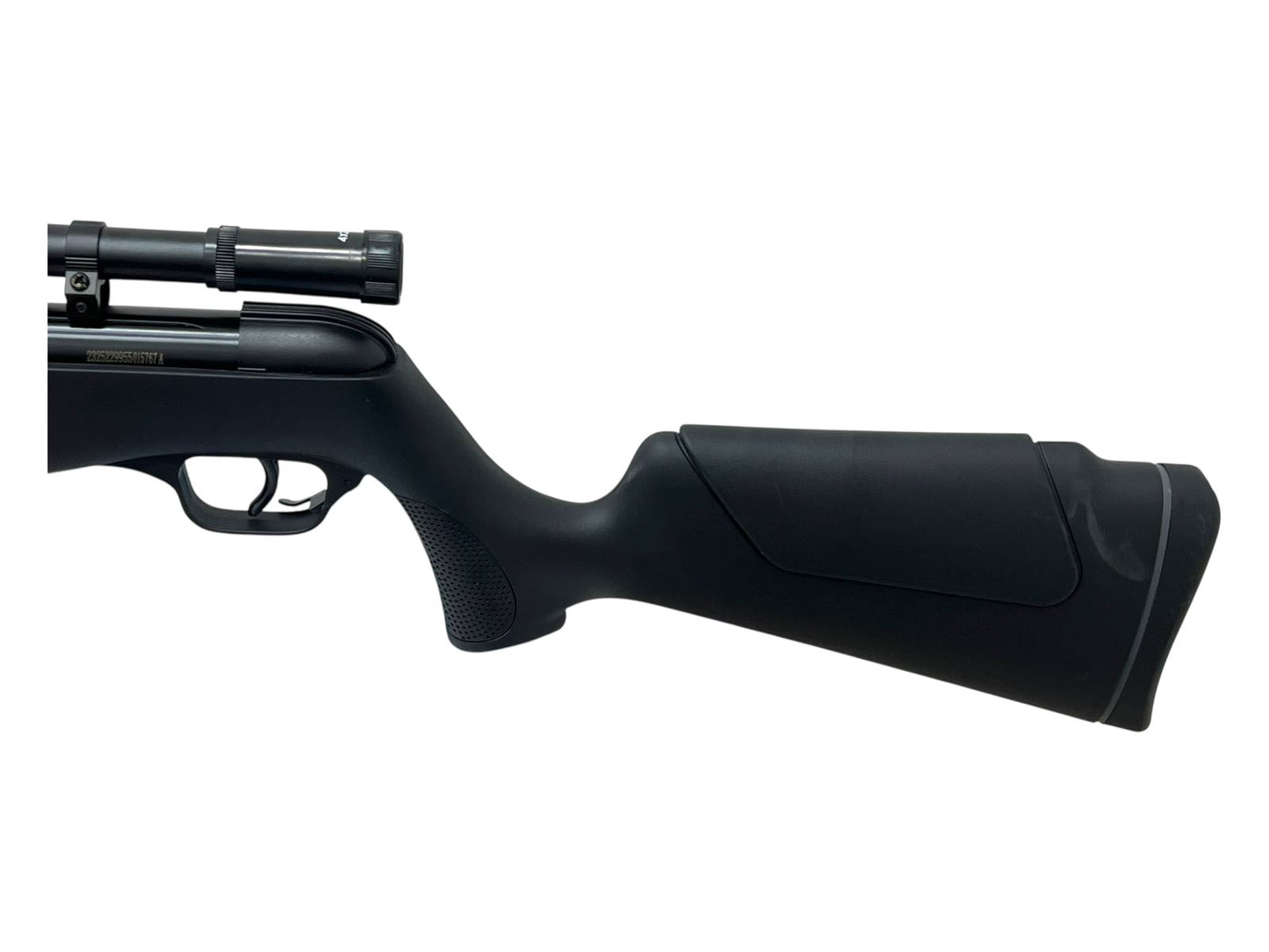 Rifle de aire comprimido CAMO lb600 polímero negro resorte cal 5.5 de 550 fps