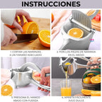 EXPRIMIDOR MANUAL DE FRUTAS INOXIDABLE
