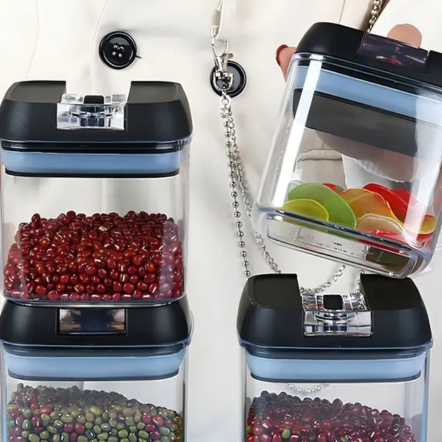SET DE CONTENEDORES X7, IDEAL PARA GRANOS, CEREALES Y MÁS
