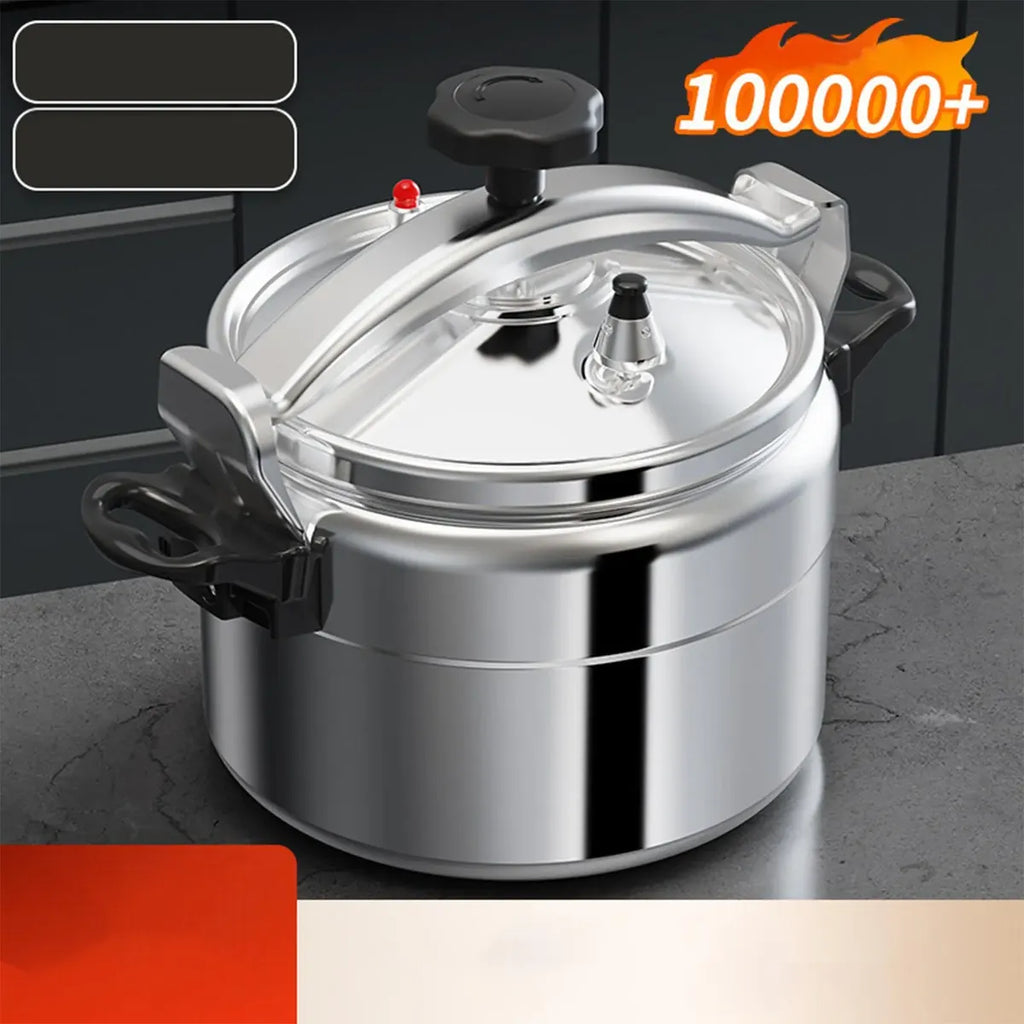 OLLA A PRESIÓN DE ALUMINIO ALTA RESISTENCIA CON SISTEMA DE CIERRE SEGURO PARA COCINA