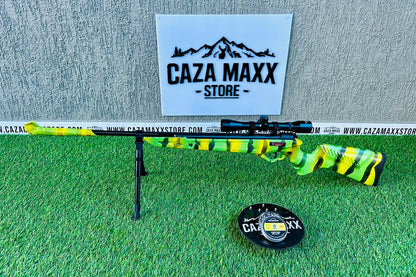 RIFLE DE RESORTE HEDEF DEFENCE EN POLÍMERO CAMUFLADO SELVA CAL 4.5/5.5 DE 650 FPS