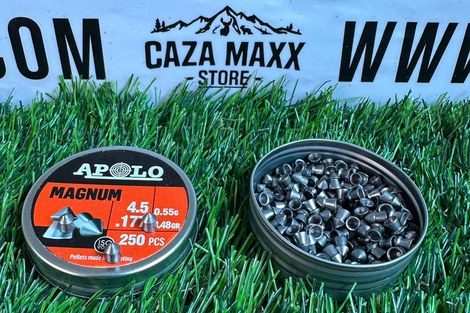 DIABOLOS APOLO MAGNUM CALIBRE 4.5 DE 250 UNIDADES
