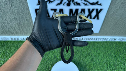 RE-SORTERA CROMADA CON MANGO NEGRO