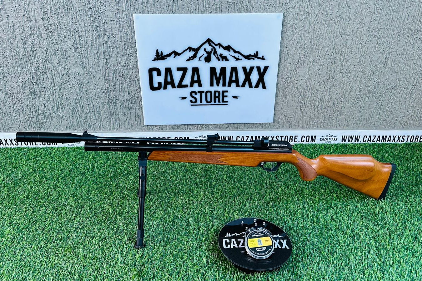 RIFLE PCP SNOWPEAK PR900 GEN2 MULTI-TIRO X7 EN MADERA