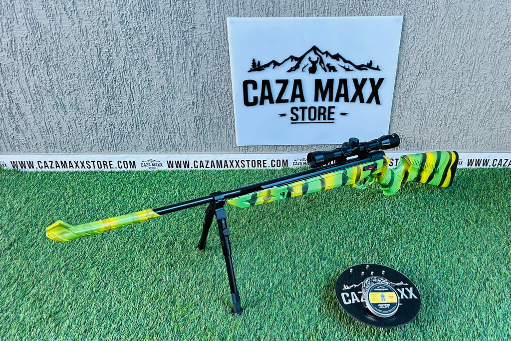 RIFLE RESORTE HEDEF CAMUFLADO VERDE SELVA