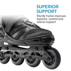 PATINES EN LÍNEA METROLLER PARA MUJERES Y PARA HOMBRES, PATINES AJUSTABLES PARA ADULTOS, ADOLESCENTES, NIÑOS Y NIÑAS.