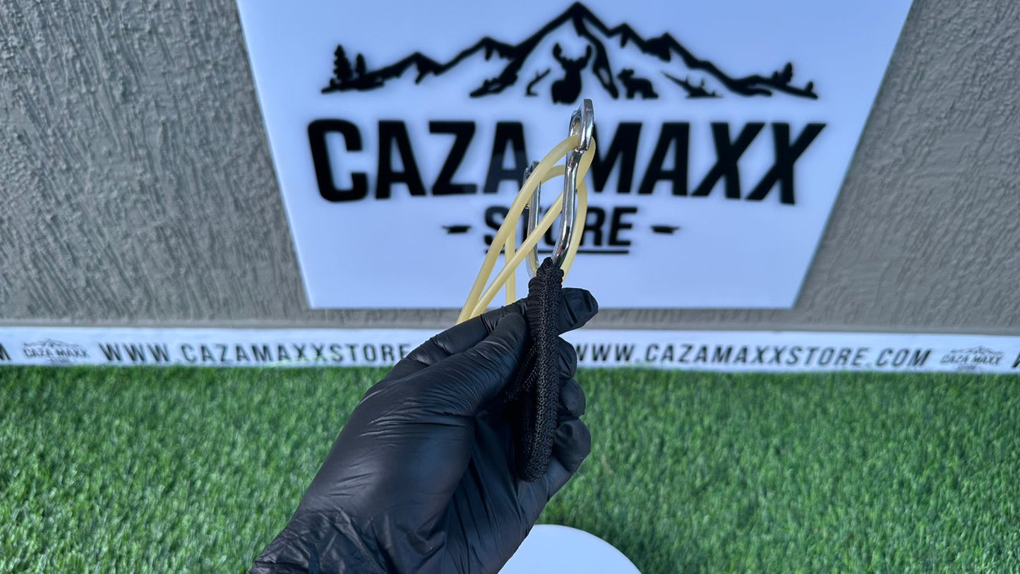 RE-SORTERA CROMADA CON MANGO NEGRO