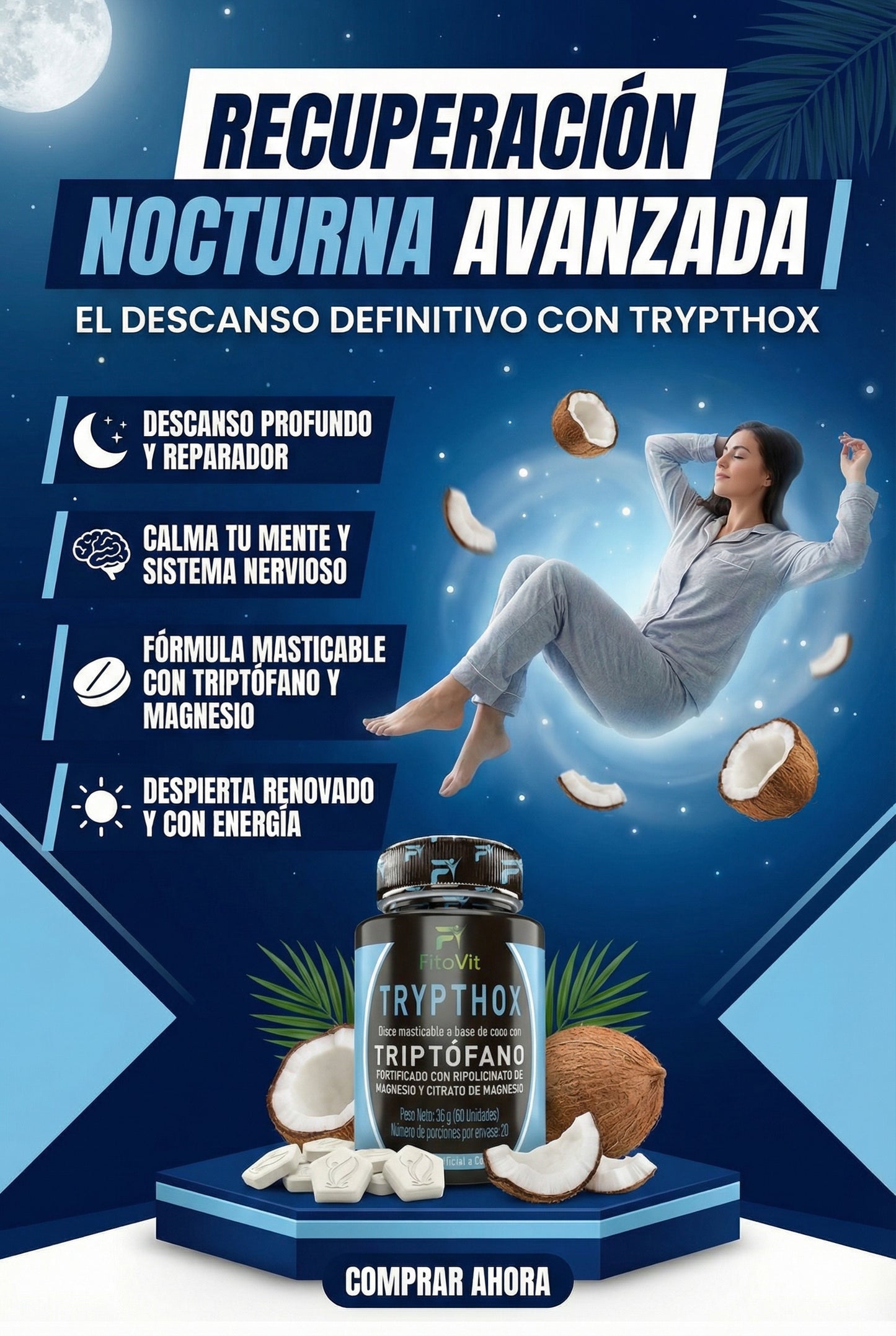 TRIPTÓFANO X60 UNIDADES