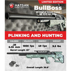 RIFLE PCP HATSAN BULLBOSS QE EDICIÓN LIMITADA MULTI-TIRO 9X