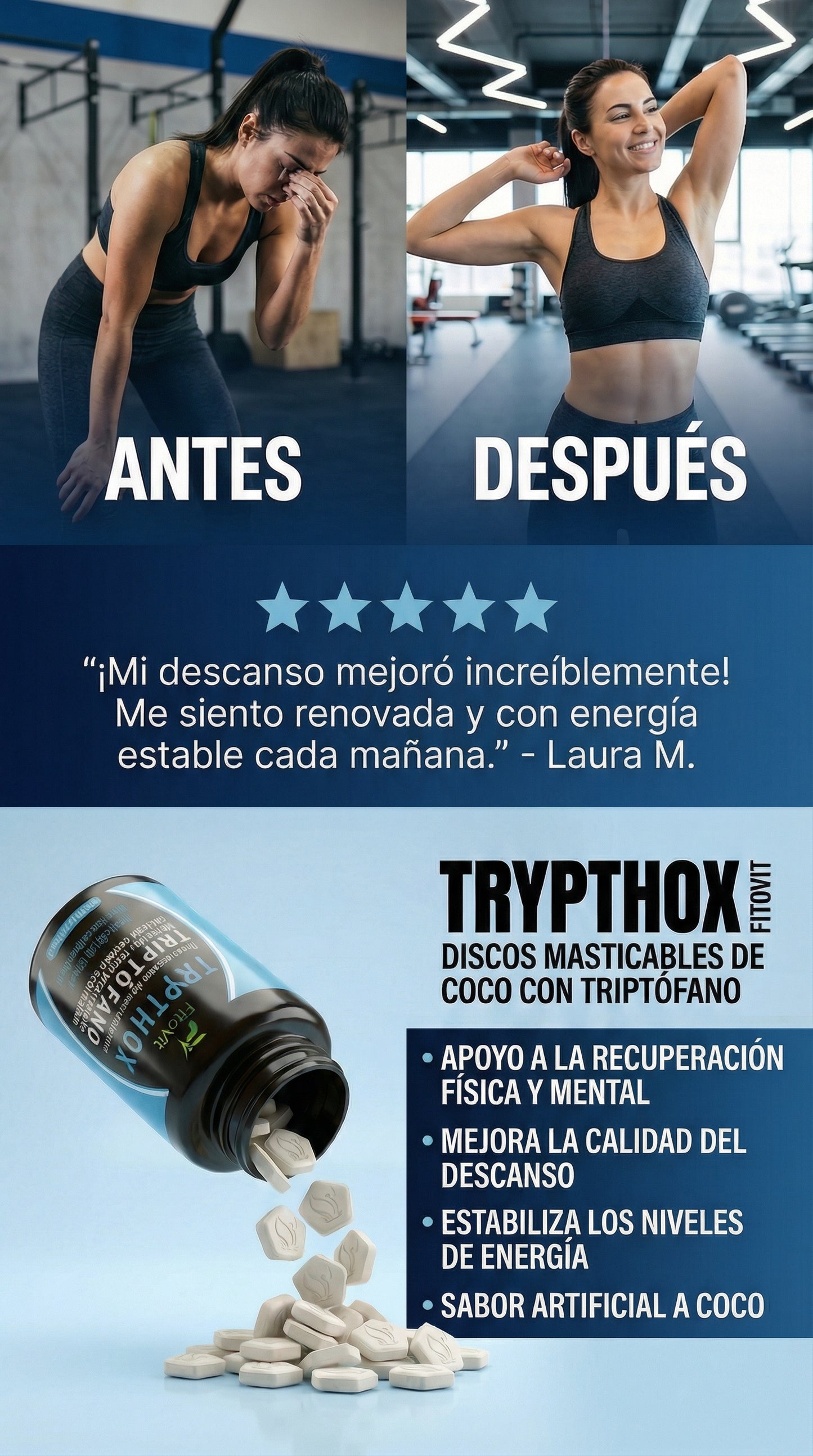 TRIPTÓFANO X60 UNIDADES