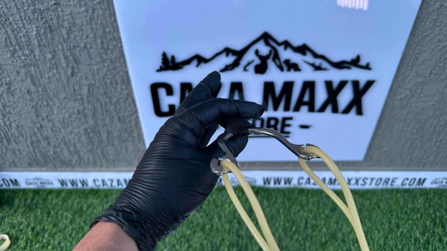 RE-SORTERA CROMADA CON MANGO NEGRO