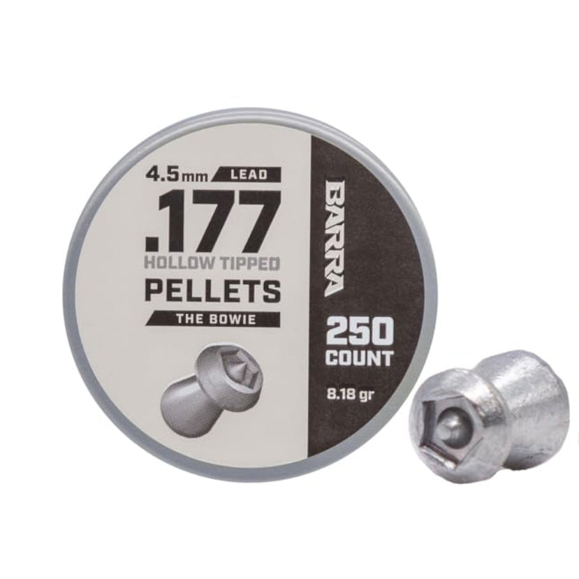 DIABOLOS BARRA HOLLOW TIPPED CALIBRE 4.5 DE 250 UNIDADES