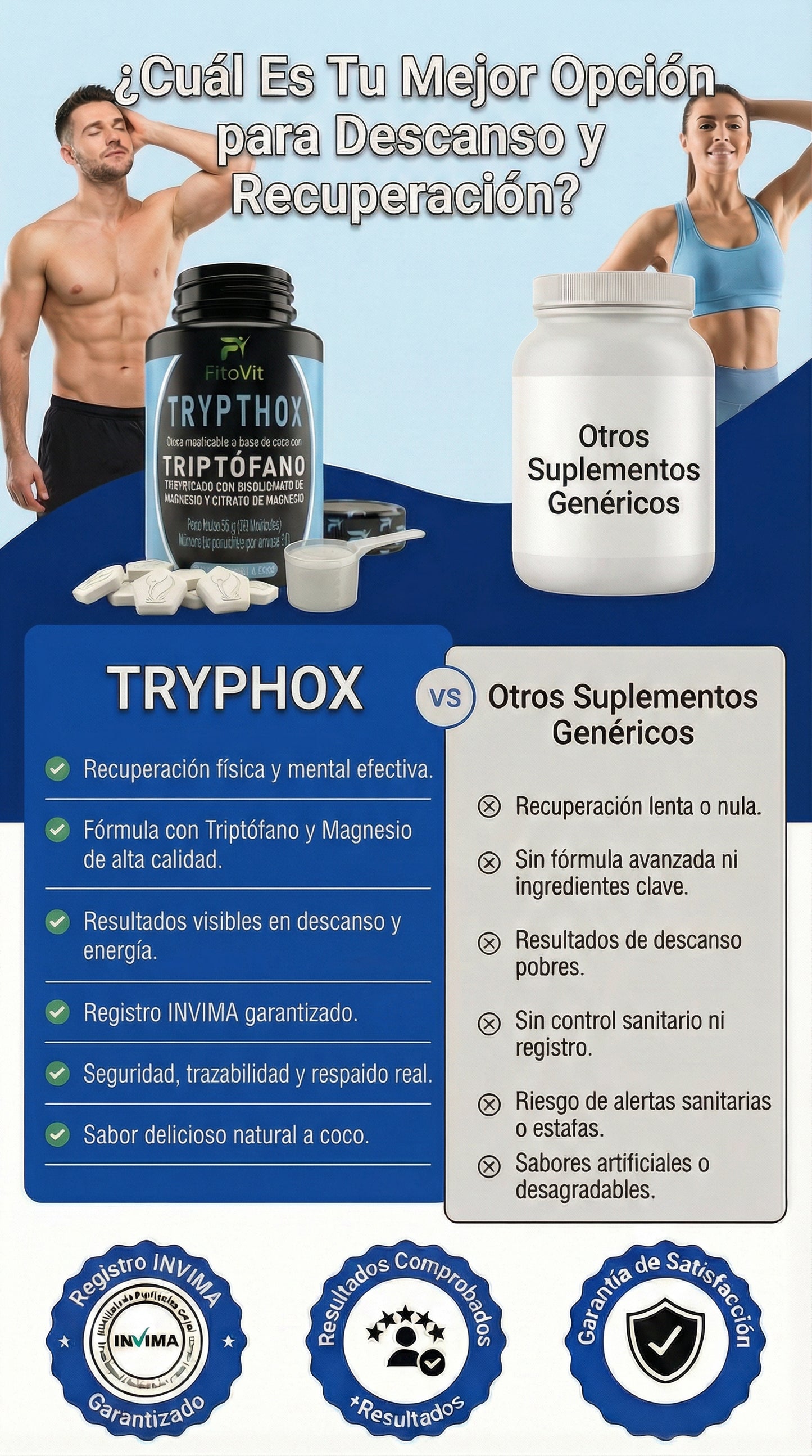 TRIPTÓFANO X60 UNIDADES