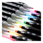 KIT MARCADORES DOBLE PUNTA PLUMONES 80 COLORES ESTUCHE