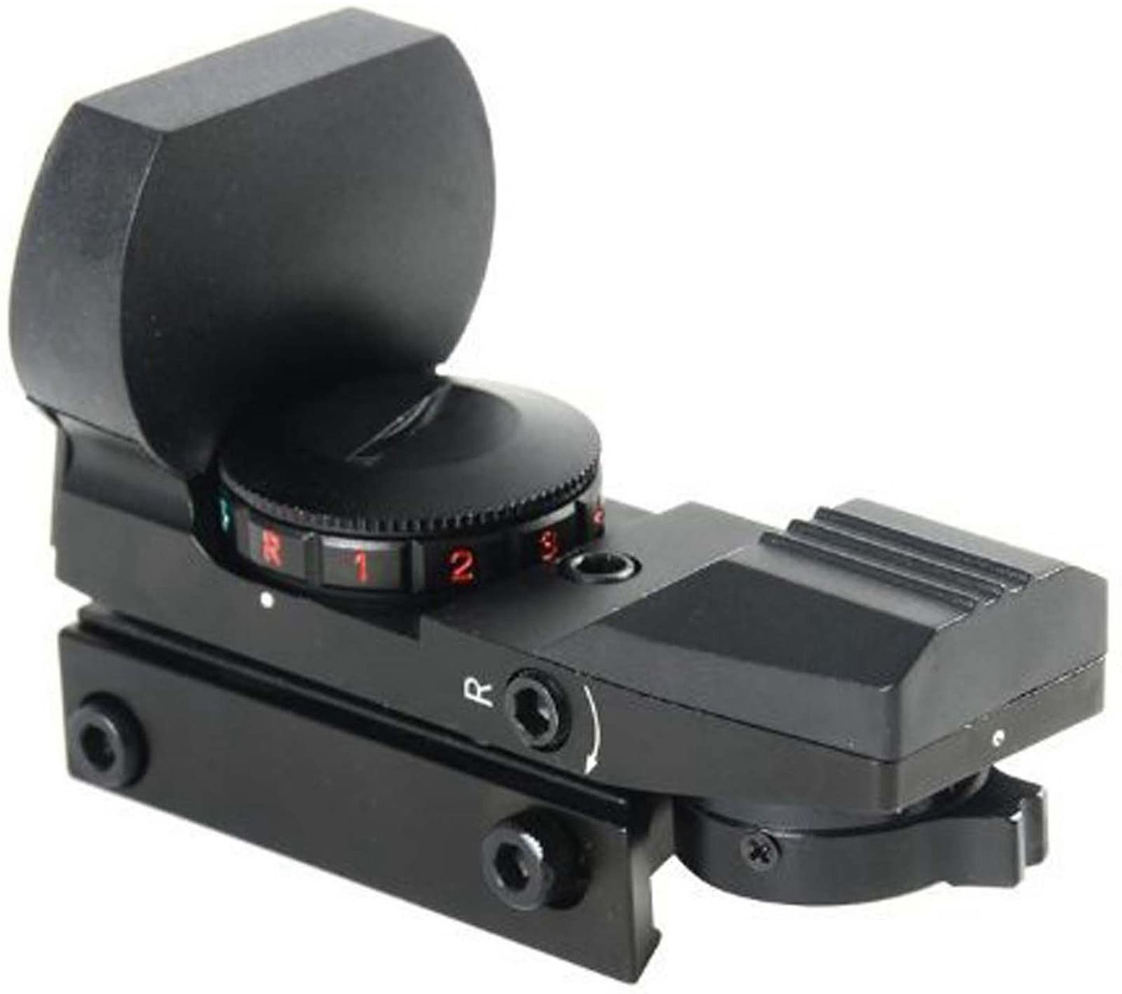 MIRA REFLEX ROJA Y VERDE CON 4 RETÍCULAS PARA RAIL DE 11MM