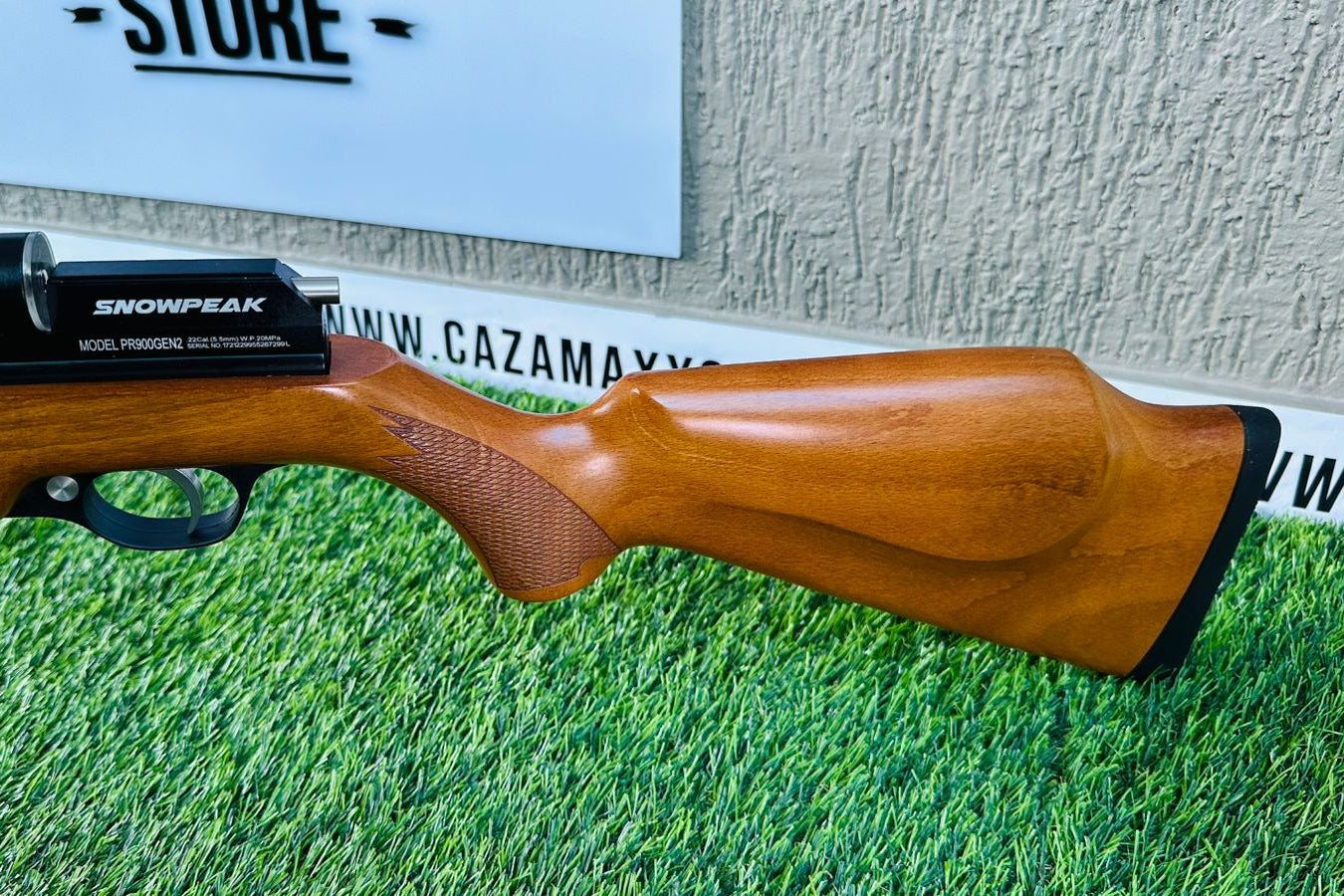 RIFLE PCP SNOWPEAK PR900 GEN2 MULTI-TIRO X7 EN MADERA