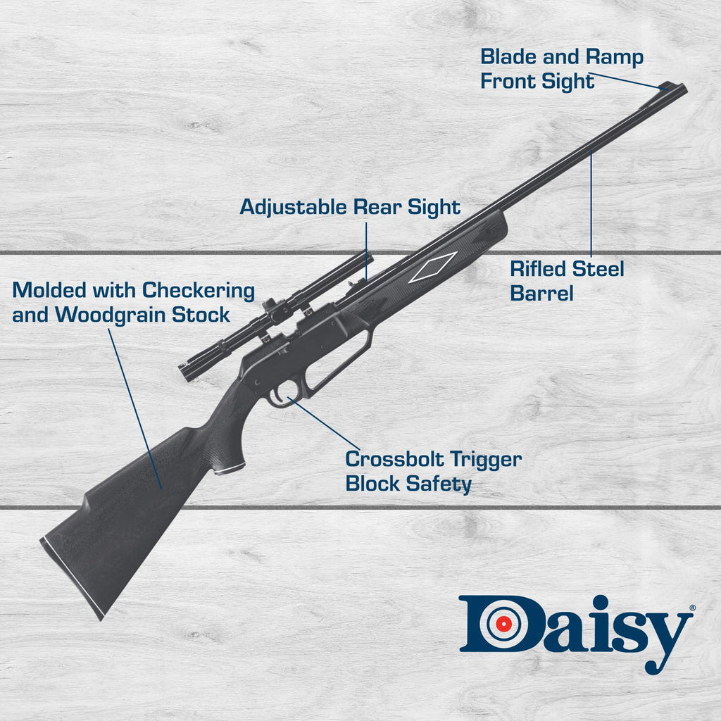RIFLE PCA DAISY 880 SHADOW DOBLE-MUNICIÓN