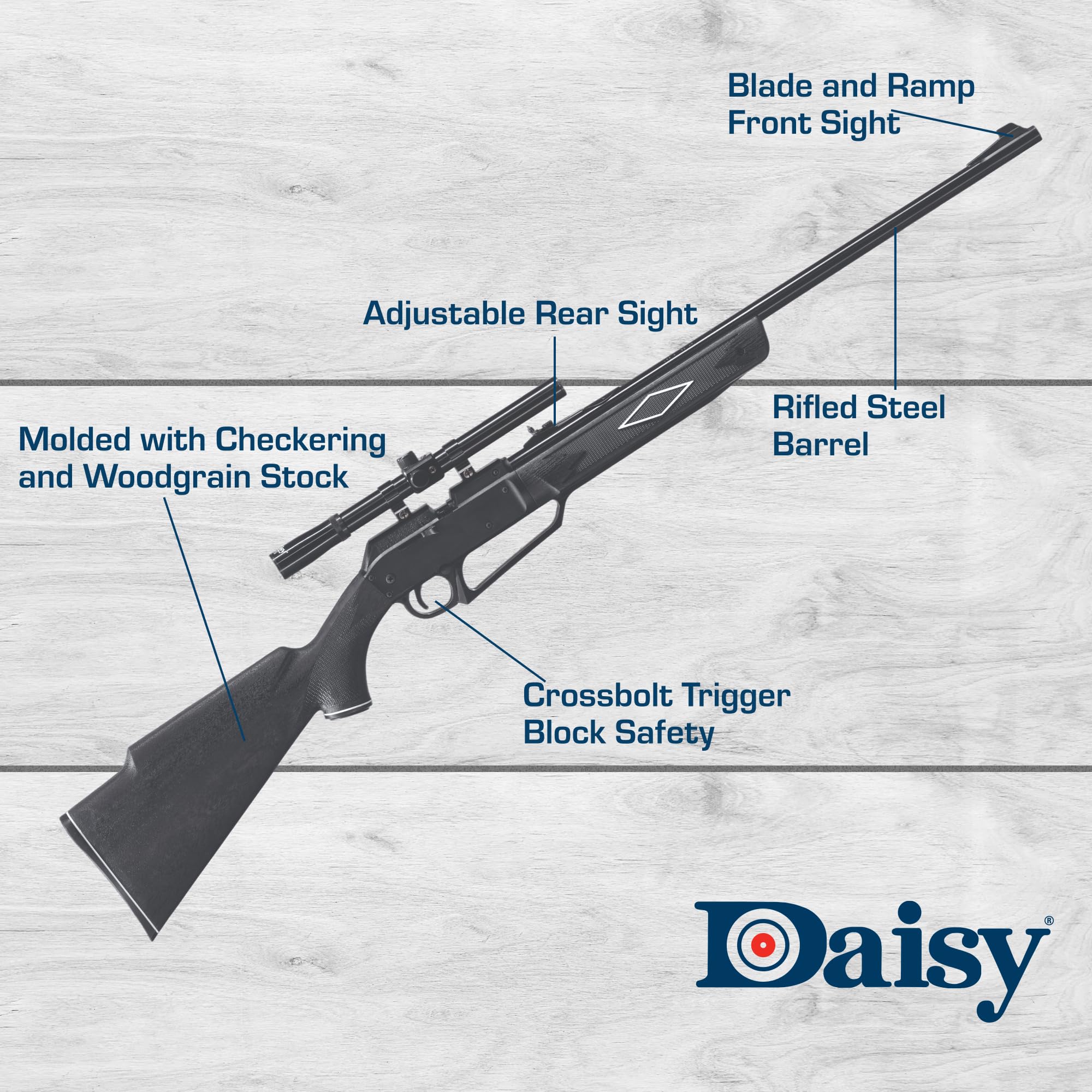 RIFLE PCA DAISY 880 SHADOW DOBLE-MUNICIÓN
