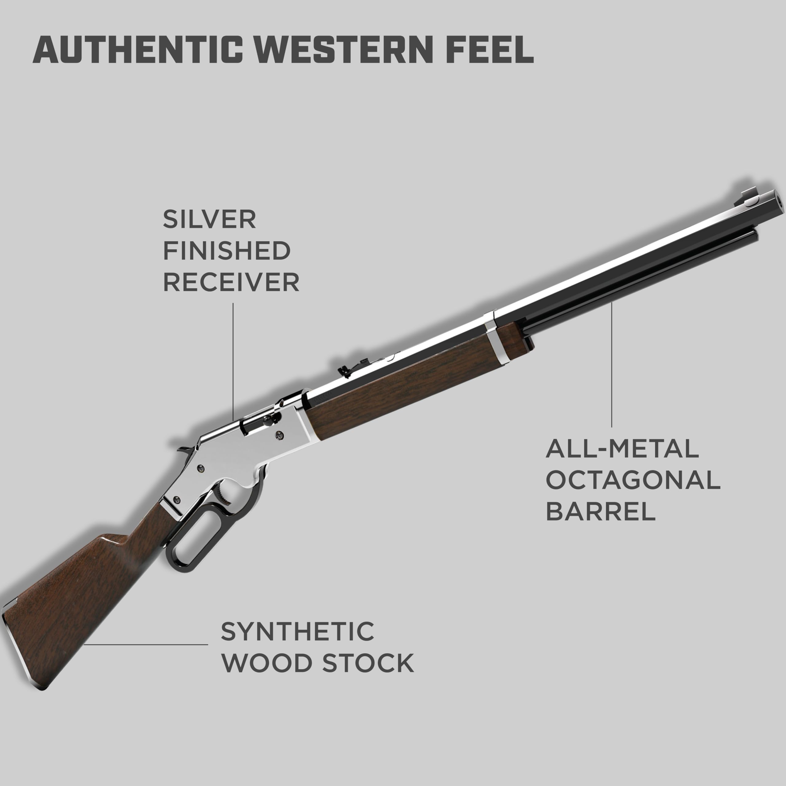 RIFLE PCA BARRA 1866 COWBOY DOBLE-MUNICIÓN