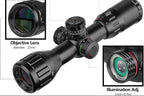 MIRA SPINA TELESCÓPICA 3-9X32 AO RGB