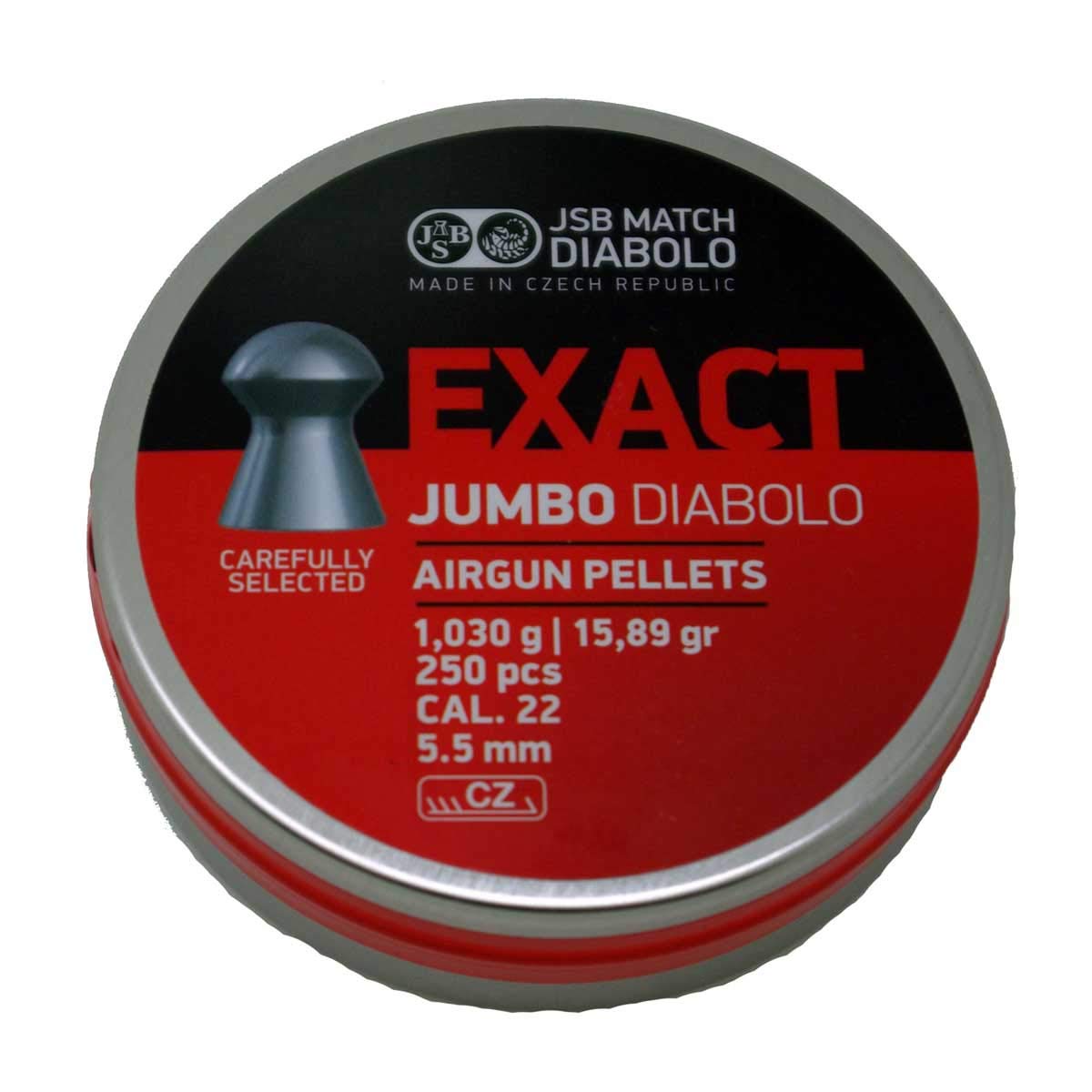 DIABOLOS JSB EXACT JUMBO CALIBRE 5.5 DE 250 UNIDADES