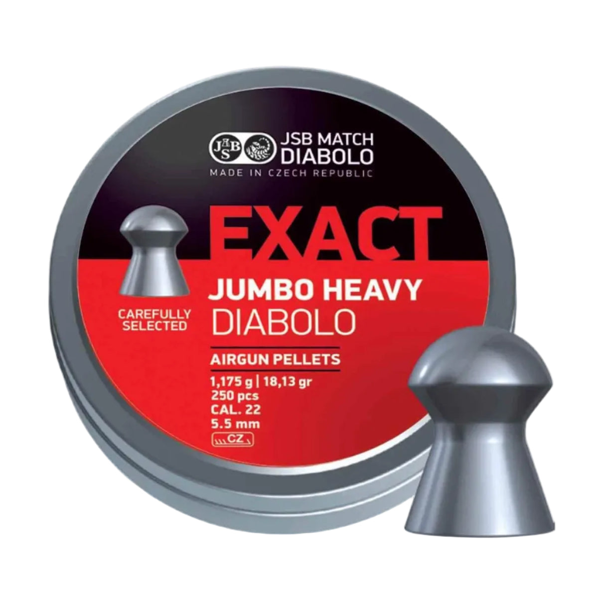 DIABOLOS JSB JUMBO HEAVY CALIBRE 5.5 DE 250 UNIDADES
