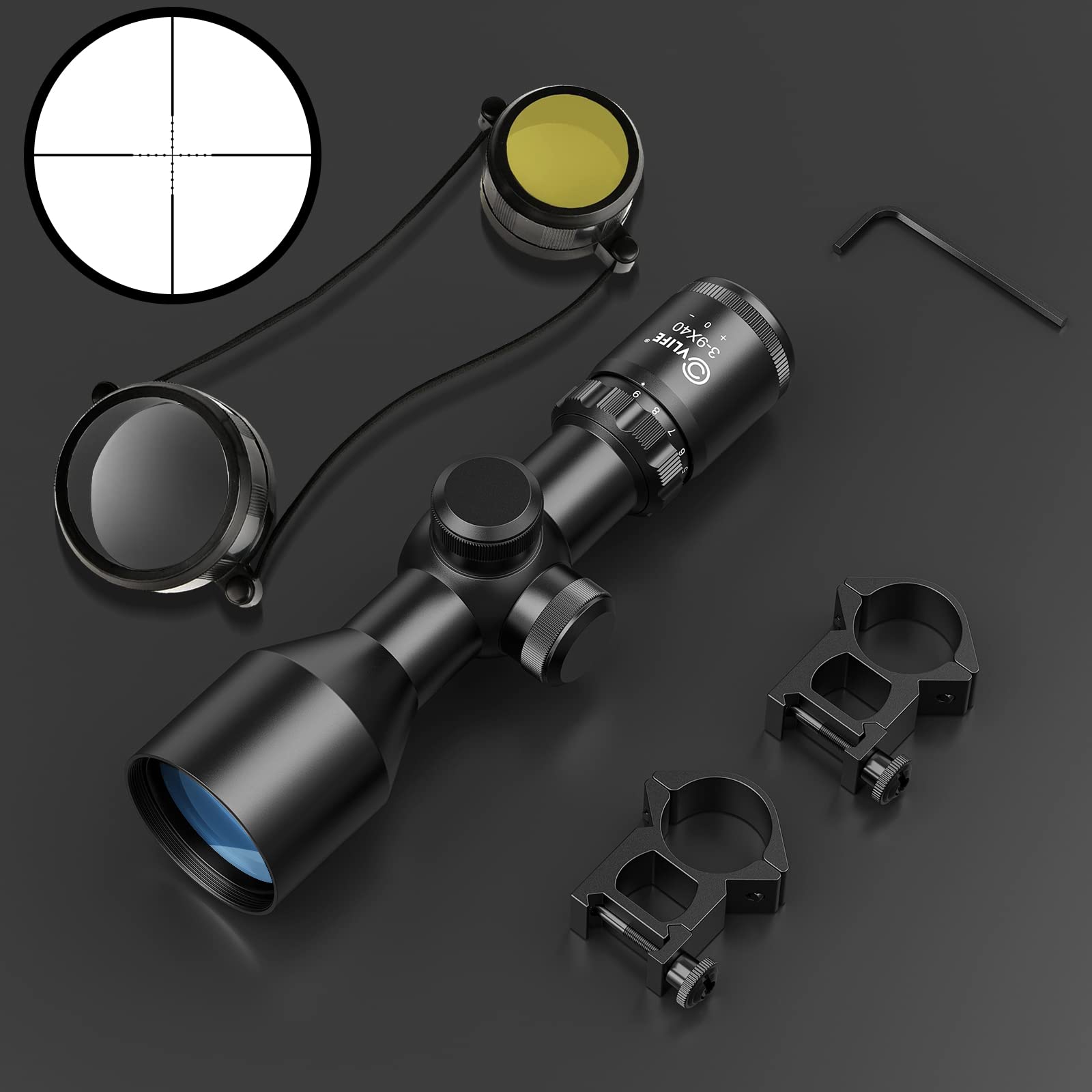 MIRA TELESCÓPICA CVLIFE 3-9X40