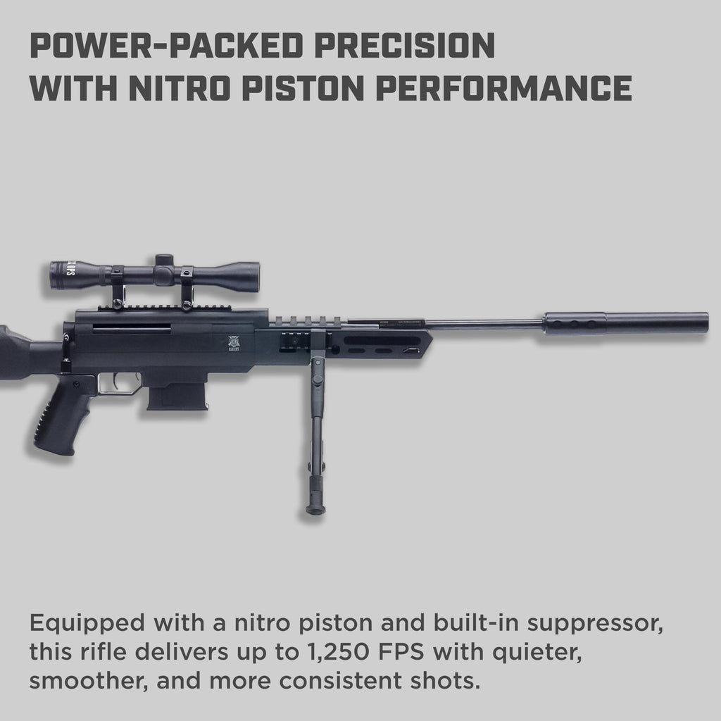 RIFLE NITRO PISTÓN BARRA BLACK OPS THE SNIPER S MONO-TIRO
