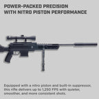 RIFLE NITRO PISTÓN BARRA BLACK OPS THE SNIPER S MONO-TIRO