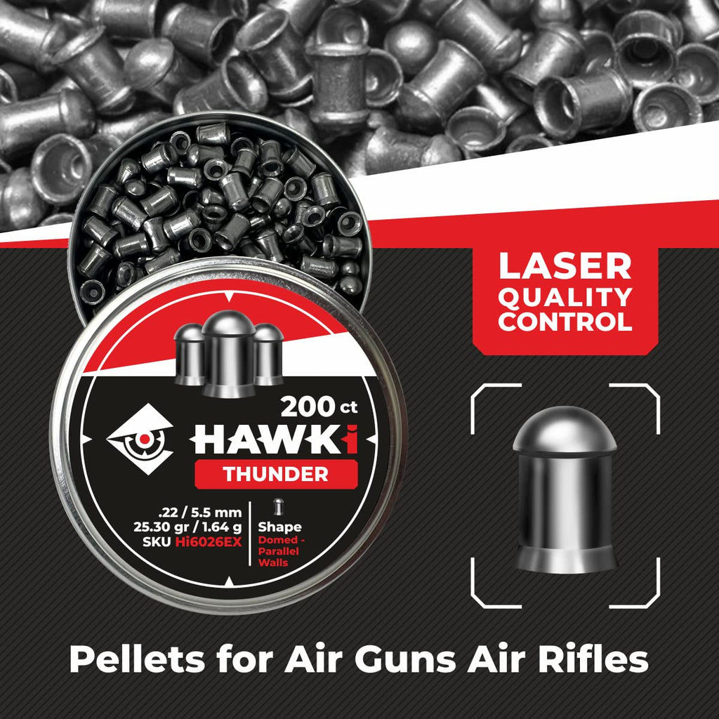 DIABOLOS HAWKI THUNDER CALIBRE 5.5 DE 200 UNIDADES