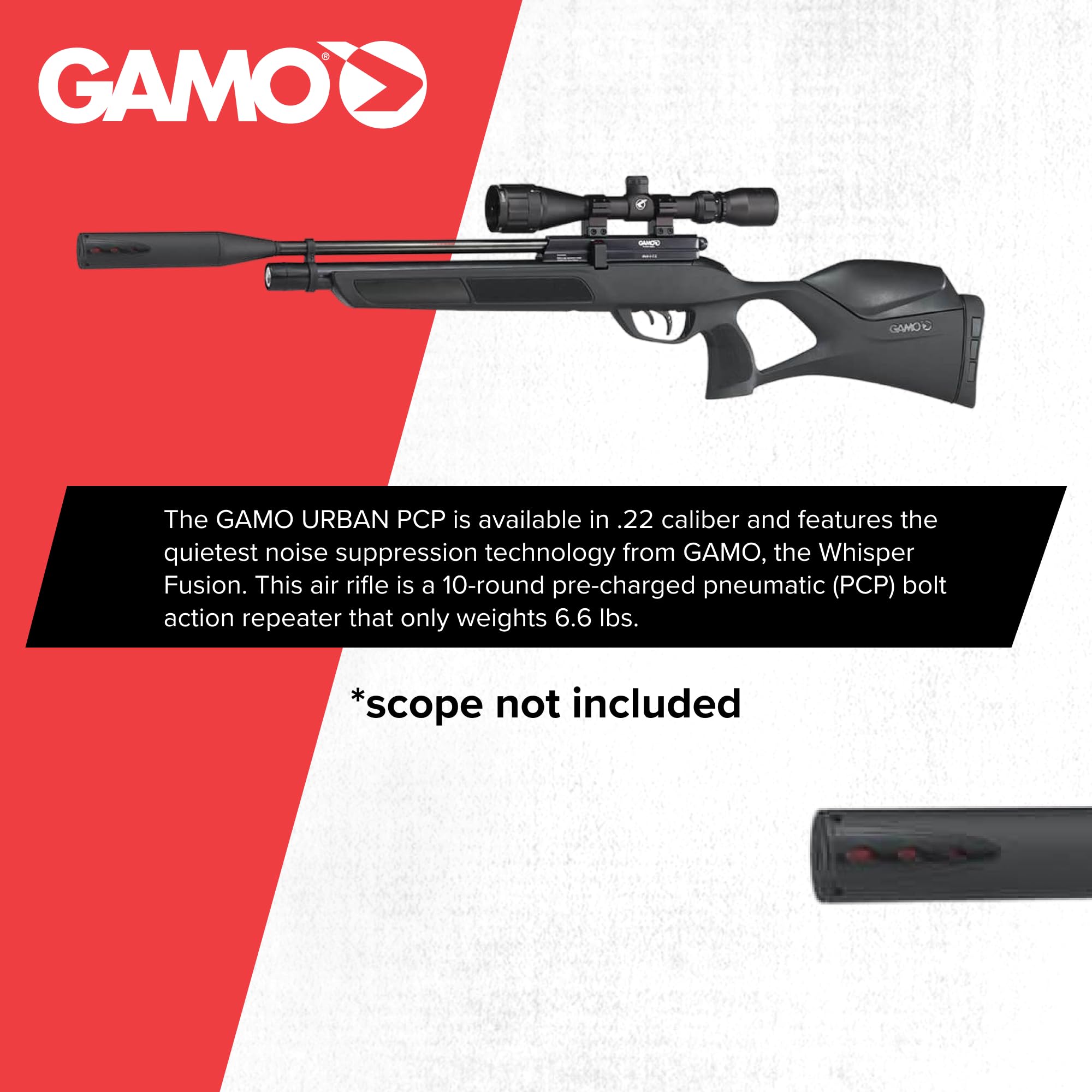 RIFLE PCP GAMO URBAN MULTI-TIRO 10X
