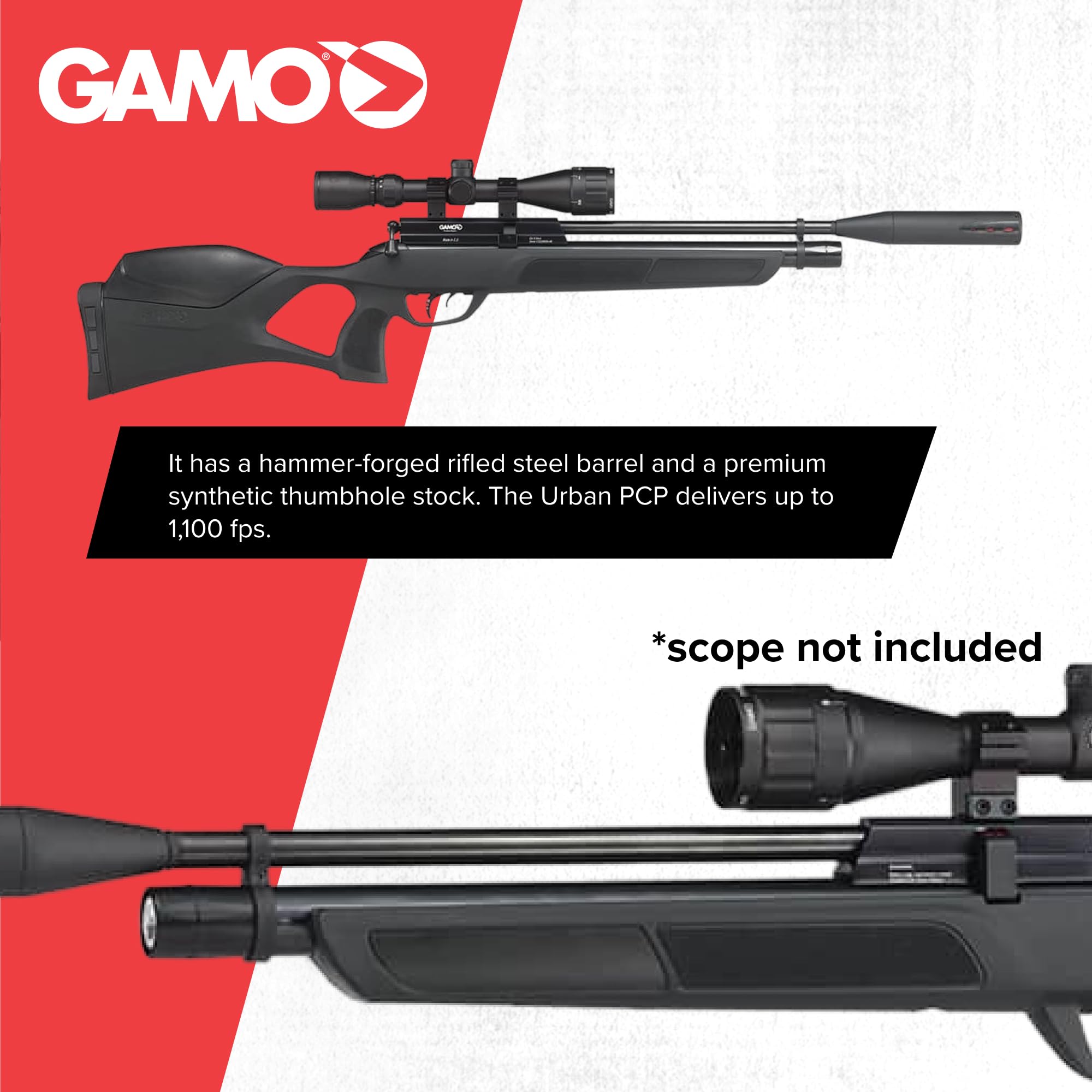 RIFLE PCP GAMO URBAN MULTI-TIRO 10X