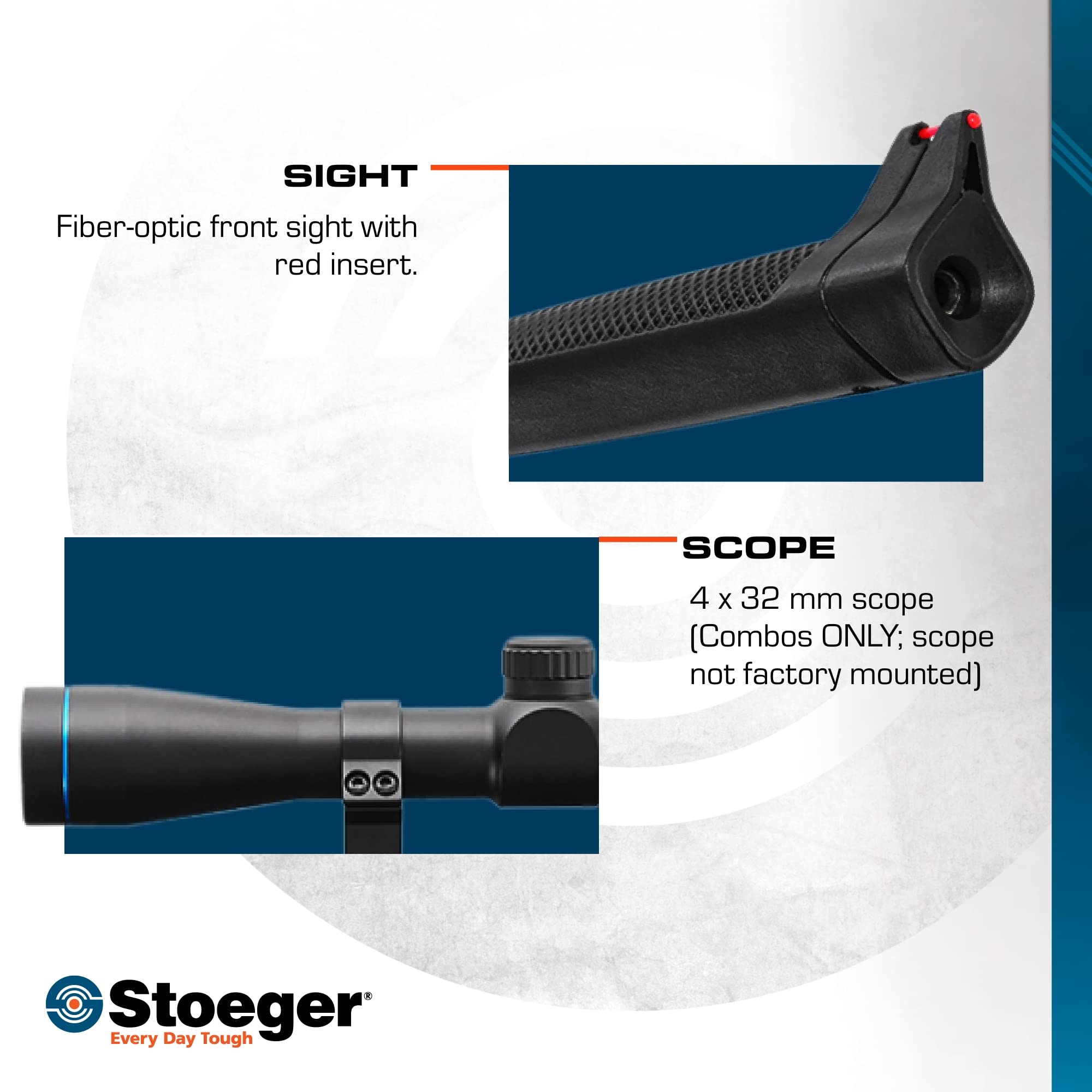 RIFLE DE RESORTE STOEGER S3000-C MONO-TIRO