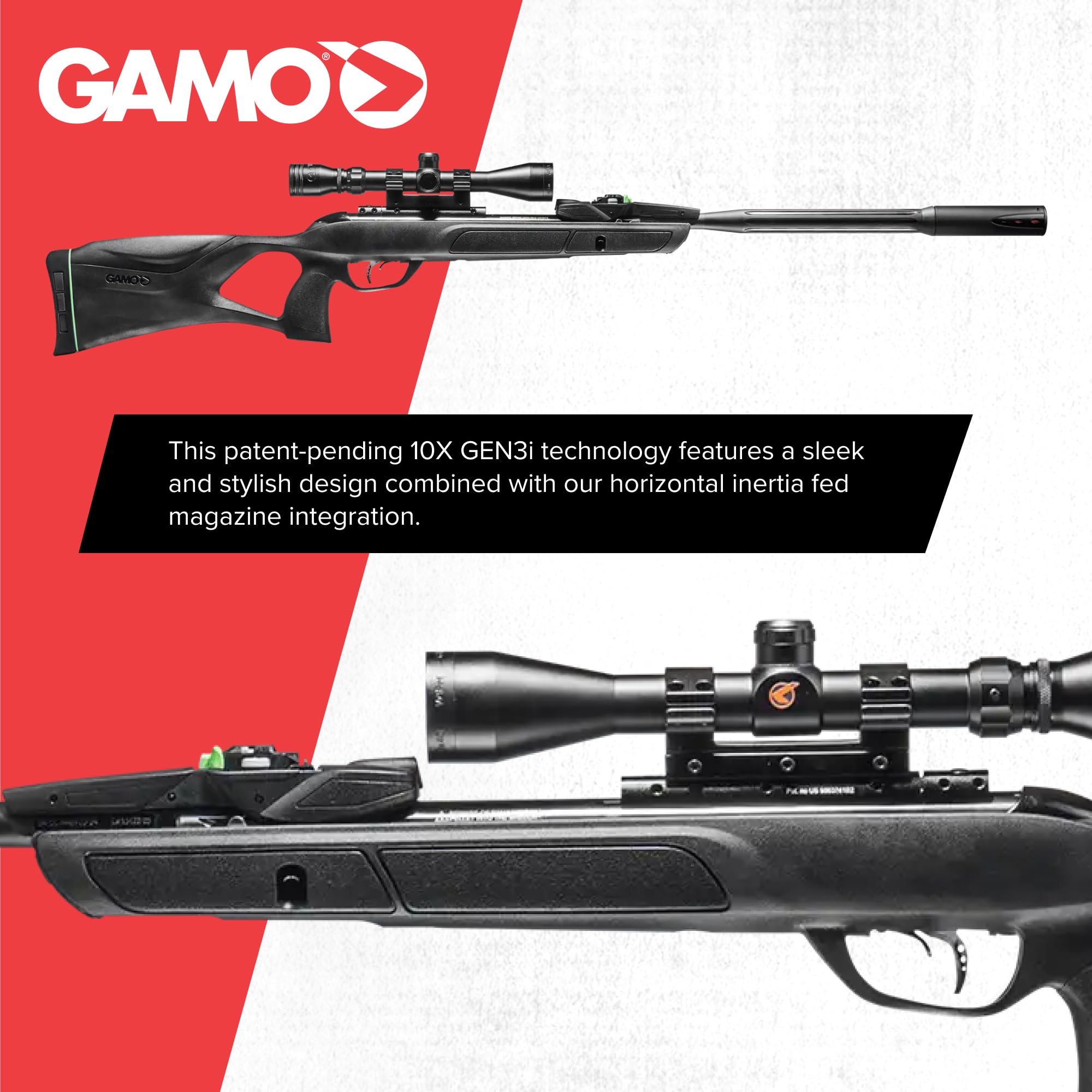 RIFLE NITRO PISTÓN GAMO SWARM FUSIÓN 10X GEN3I MULTI-TIRO 10X