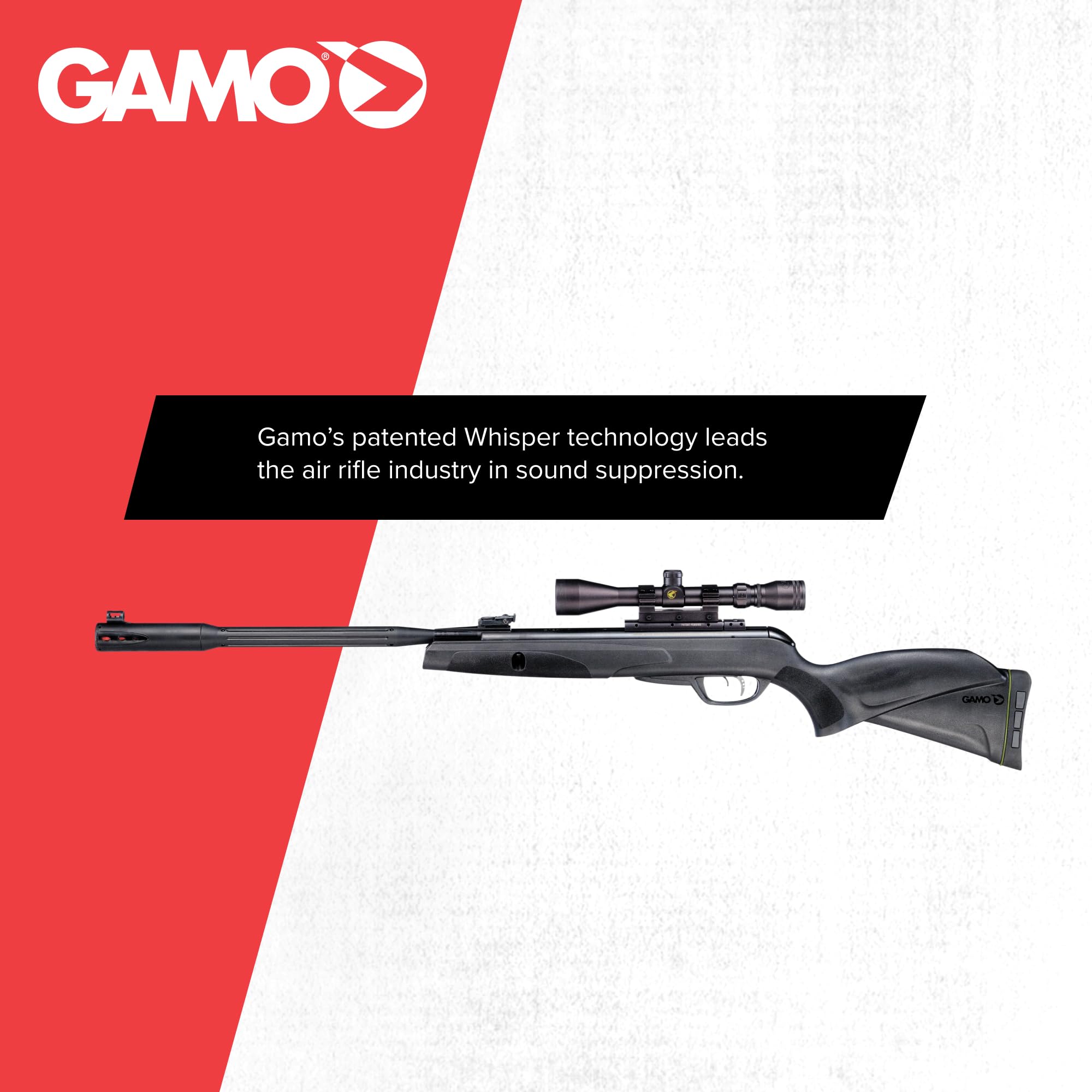 RIFLE NITRO PISTÓN GAMO WHISPER FUSIÓN MACH 1 MONO-TIRO