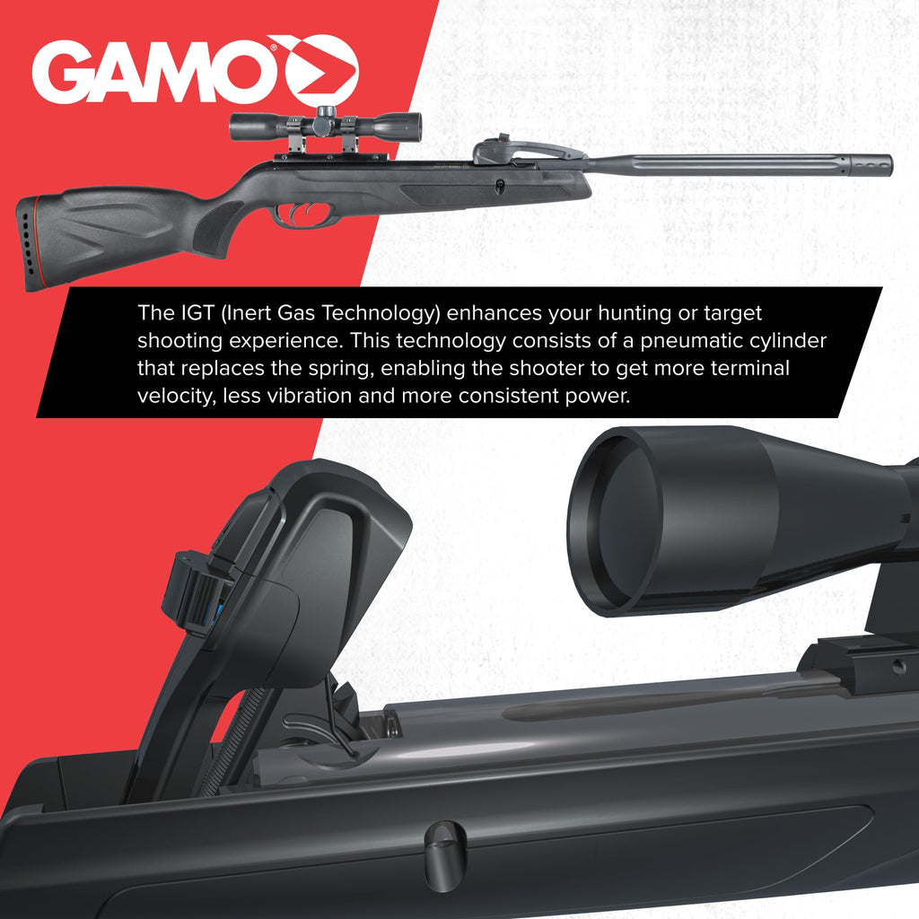 RIFLE NITRO PISTÓN GAMO SWARM WHISPER MULTI-TIRO 10X