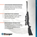 RIFLE DE RESORTE STOEGER S3000-C MONO-TIRO