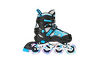 PATINES EN LÍNEA AJUSTABLES CON LUCES INTERMITENTES, PATINES CON RUEDAS LUMINOSAS PARA NIÑOS