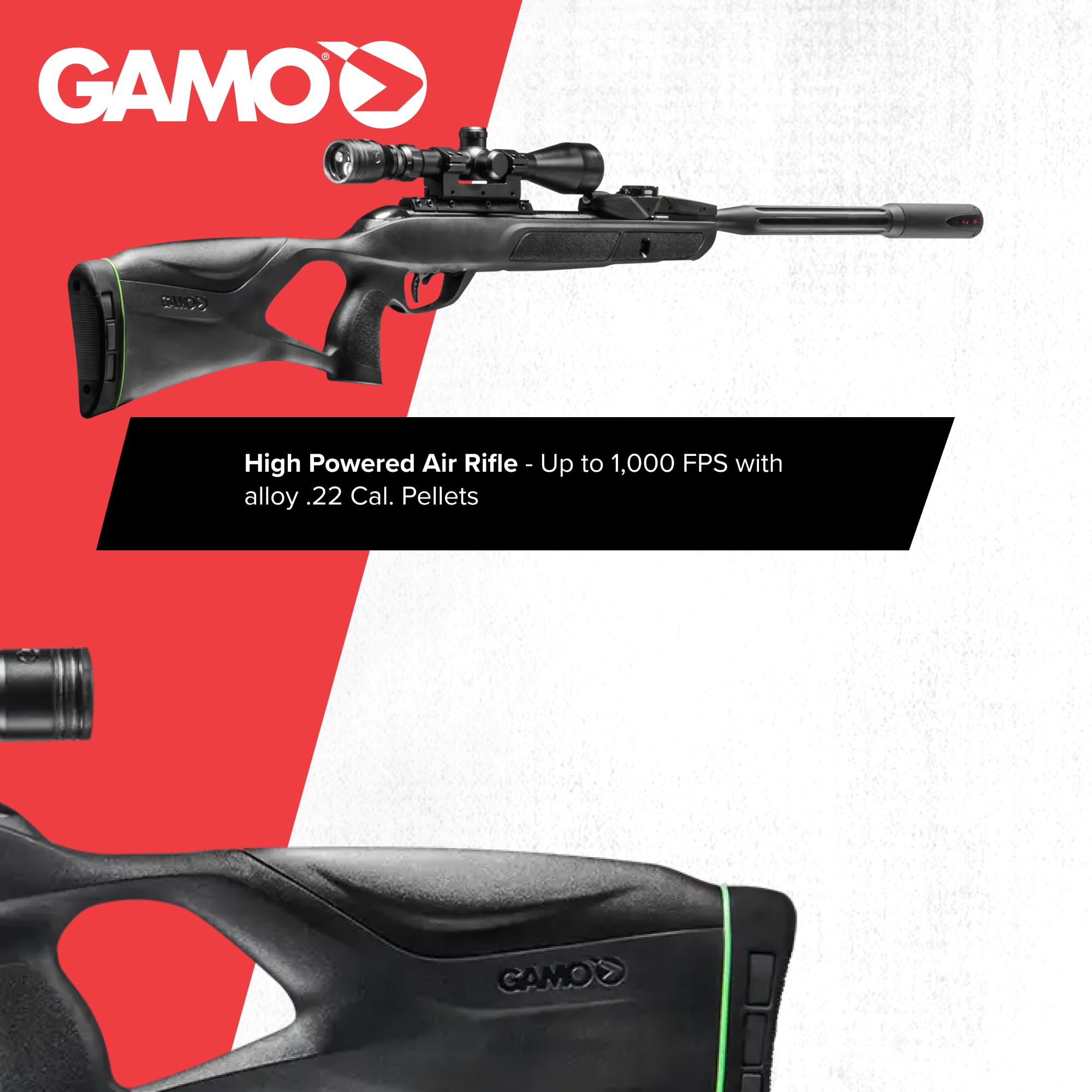 RIFLE NITRO PISTÓN GAMO SWARM FUSIÓN 10X GEN3I MULTI-TIRO 10X