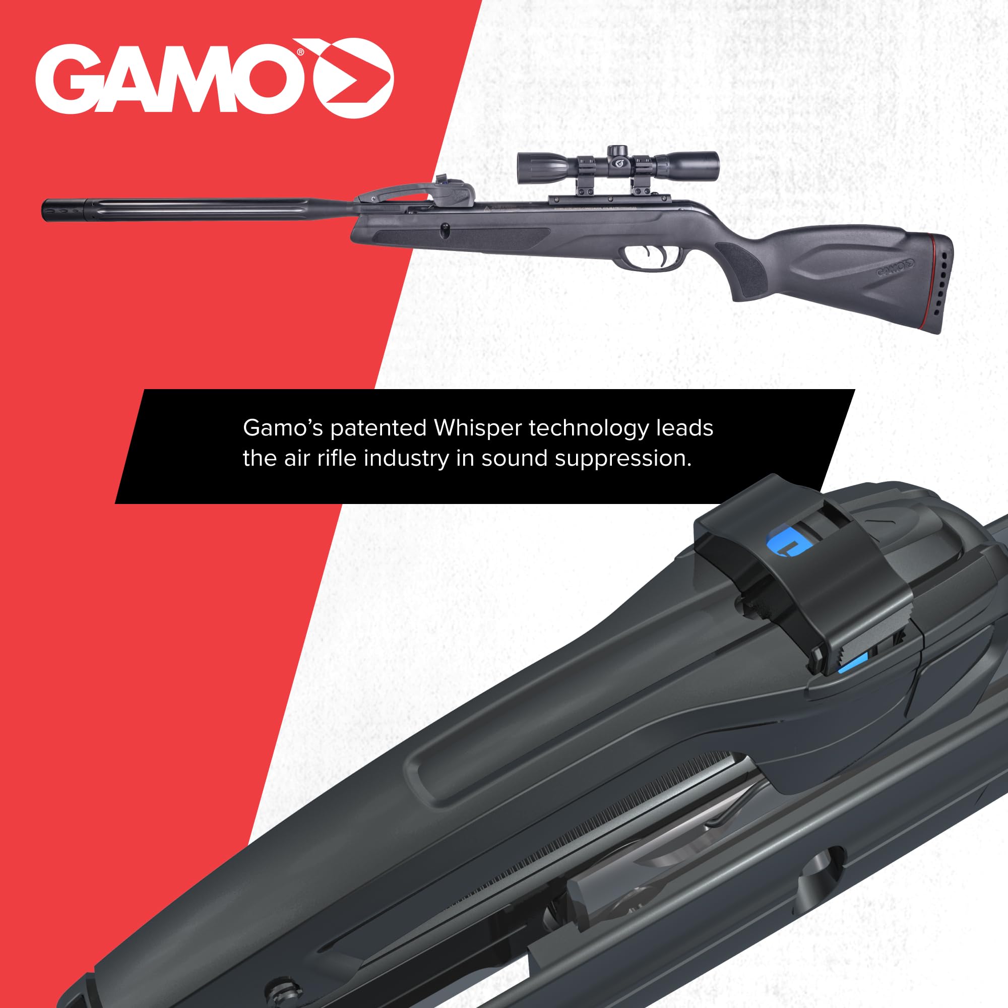 RIFLE NITRO PISTÓN GAMO SWARM WHISPER MULTI-TIRO 10X