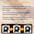 MIRA SHAKE AWAKE 1X19 PARA RIEL 20 mm