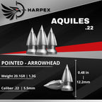 DIABOLOS HARPEX AQUILES CALIBRE 5.5 DE 200 UNIDADES